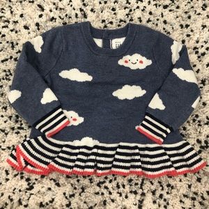 Peplum Cloud Sweater